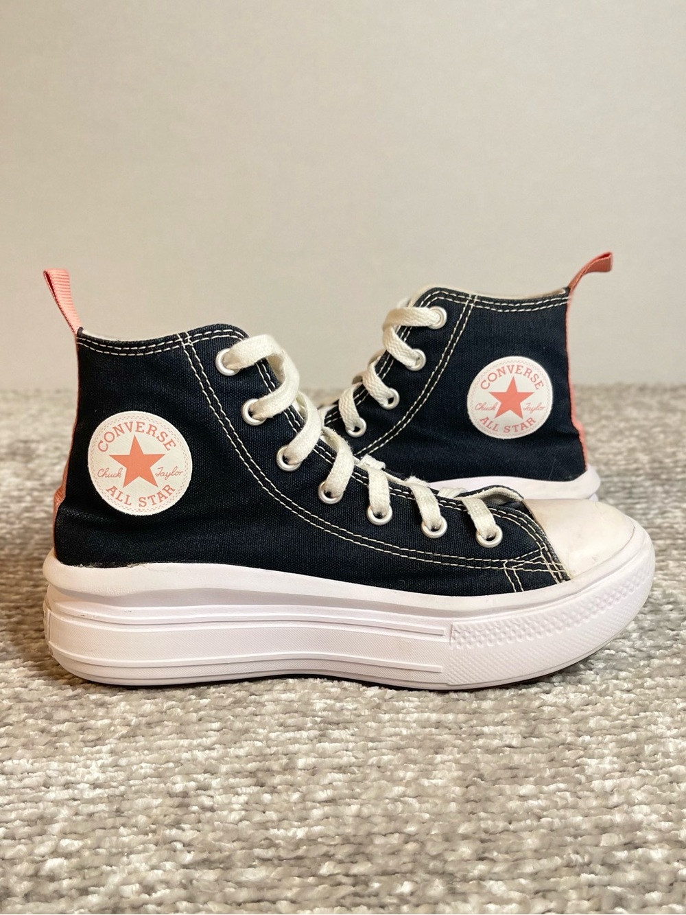 Converse Chuck Taylor All Star Move Platform High Tops - Youth Size 3